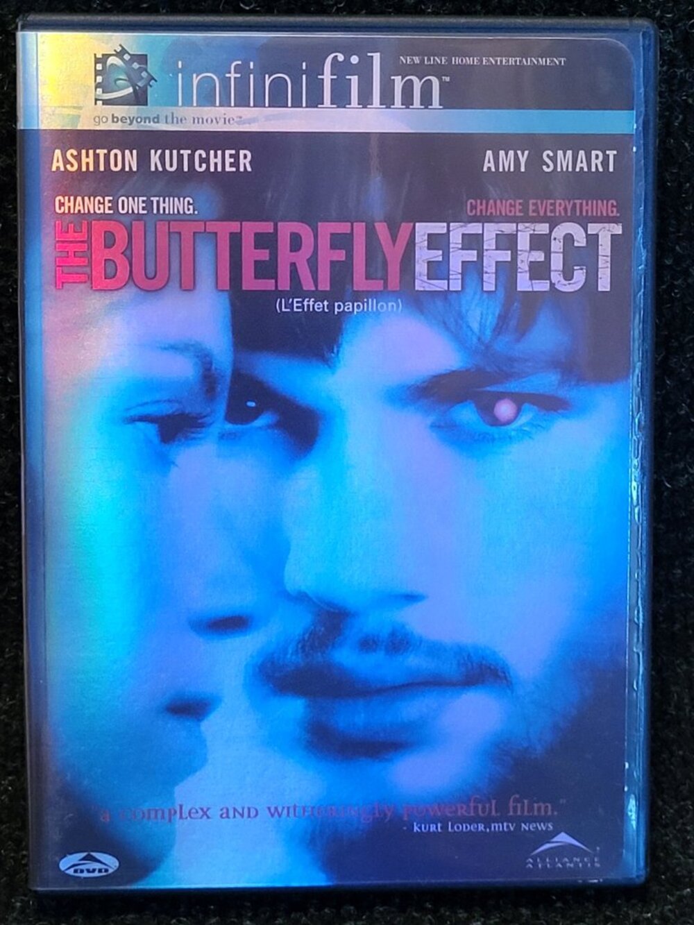 THE BUTTERFLY EFFECT Infini Film DVD Ashton Kutcher Amy Smart 2004